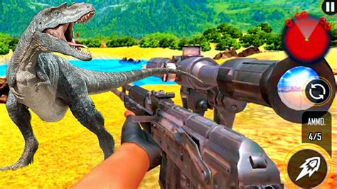 Wild Dinosaur Sniper Shooting Android Gameplay Deadly Dinosaur T Rex