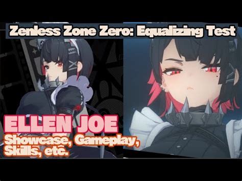 Ellen Joe Gameplay Showcase Skills Animations Etc Zenless Zone