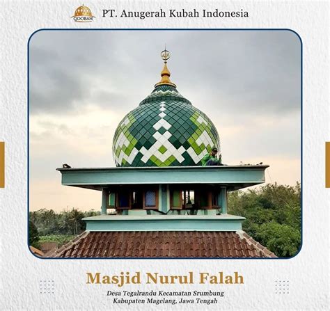 Jual Kubah Masjid Enamel Dan Galvalum Di Magelang Bergaransi Qoobah