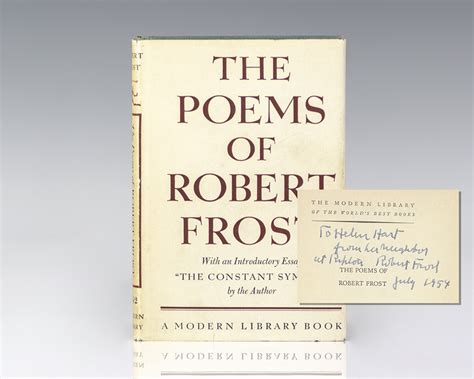 Collected Poems Of Robert Frost Raptis Rare Books Fine Rare And Antiquarian First Edition