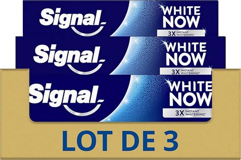 SIGNAL Dentifrice White Now Original Blancheur Des Dents 3X Plus