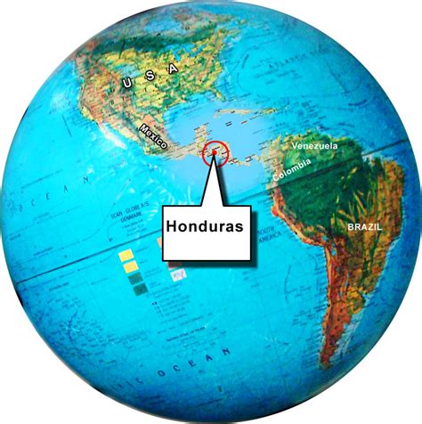 Where Is Honduras In The World Map United States Map