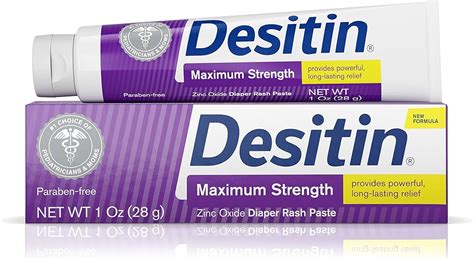 Desitin Maximum Strength Zinc Oxide Diaper Rash Paste 3 Pk купить с