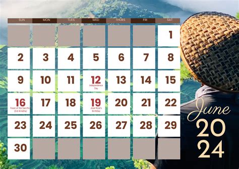 January Calendar 2024 With Holidays Philippines - Printable Online