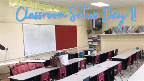 First Year Teacher Classroom Setup Day 1 Youtube