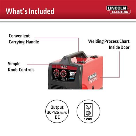 Lincoln Electric Weld Pak 140 Amp Mig And Flux Core Wire