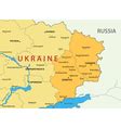 Donetsk And Lugansk Regions Of Ukraine Map Vector Image