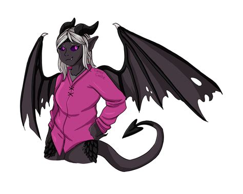 Tiefling Commission By Cometcanine On Deviantart