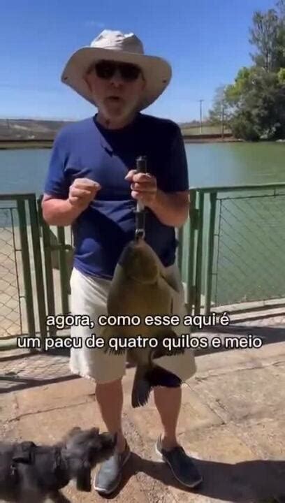 Vídeo Lula Pesca Em Sábado De Folga Na Granja Do Torto Política G1