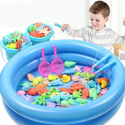 Juego De Juguetes De Pesca Para Ni Os Juego De Agua Para Beb S Ca A