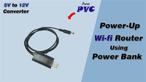 How To Power Up Wi Fi Router Using Power Bank Diy Wi Fi Router Backup