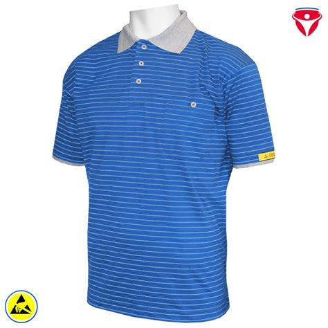 HB ESD Polo Shirt ConducTex Kurzarm Royal