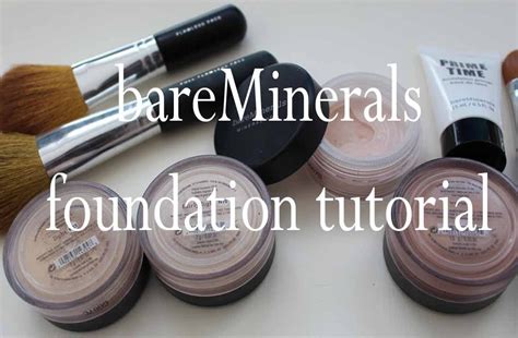 Bare Minerals Powder Foundation Tutorial V6 Youtube