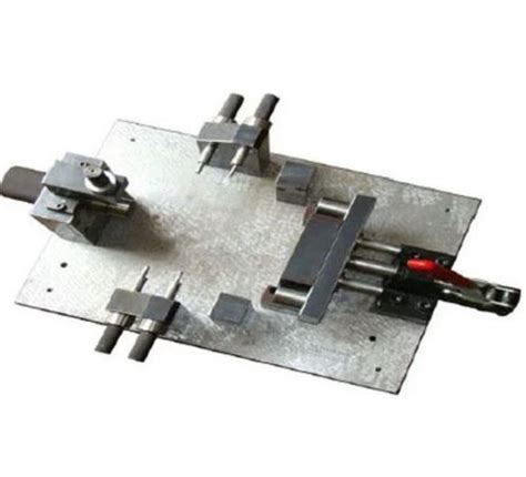 Anodized 60 Hrc Hardness Rectangular Metal Jig Fixture Application