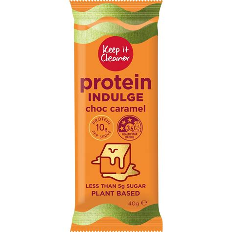 Keep It Cleaner Protein Indulge Bar Choc Caramel 40g | Woolworths