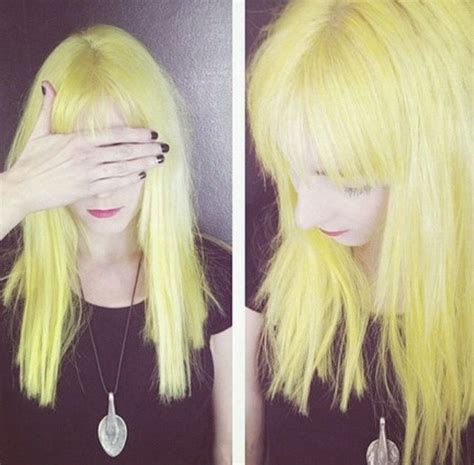 Pin By Dani On Yellow Hair Lemon Hair Hair Alternative Hair