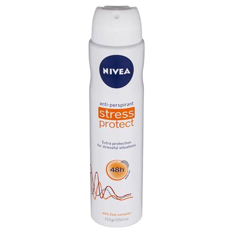 Buy Nivea For Women Deodorant Aerosol Stress Protect 250ml Online At