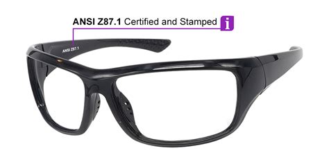 J063 Prescription Safety Glasses - ANSI Z87.1 Certified