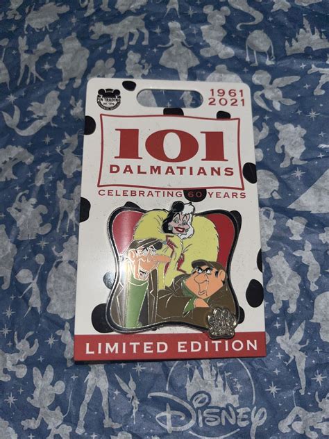 2021 Disney Parks 101 Dalmatians 60th Anniversary Pin Set Of 3 Le New In Hand Ebay