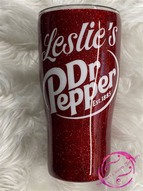 Dr Pepper Soda Can Tumblr Cup Diy Tumblers Tumbler Designs Powder