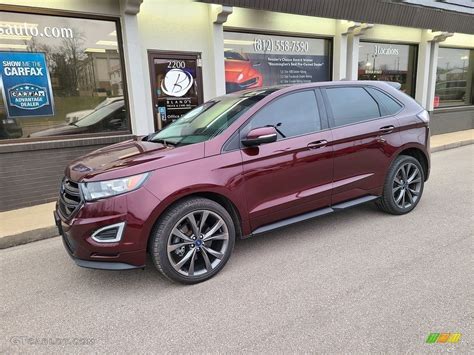 2018 Burgundy Velvet Ford Edge Sport AWD 143569403 Photo 12