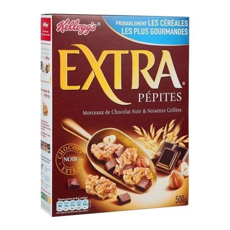 kellogg s Extra céréales F635 chocolat au lait 500g Achat Vente