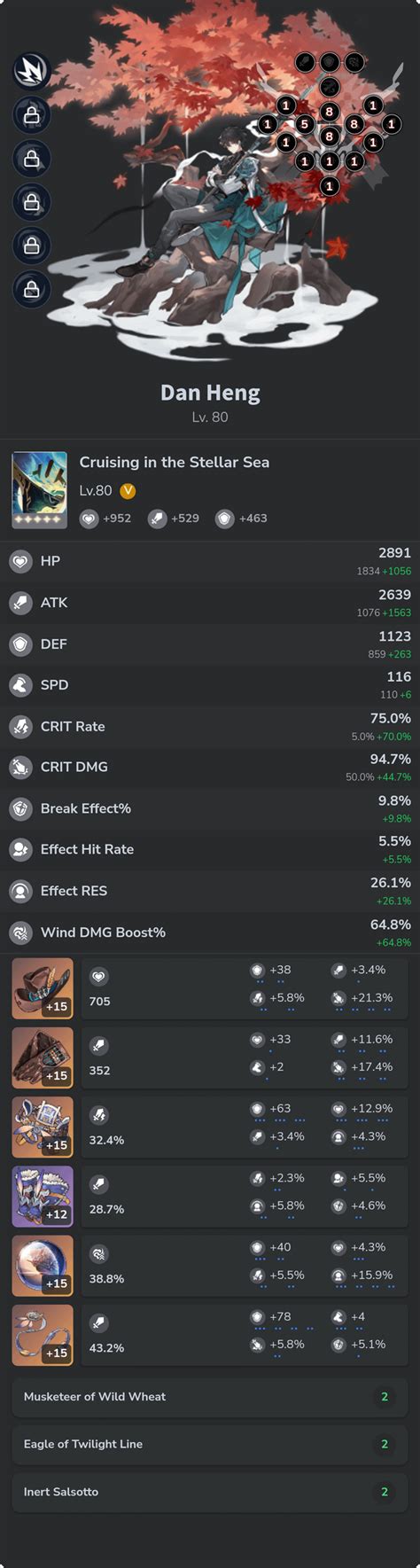 Dan heng build: What could I improve? : r/DanhengMains