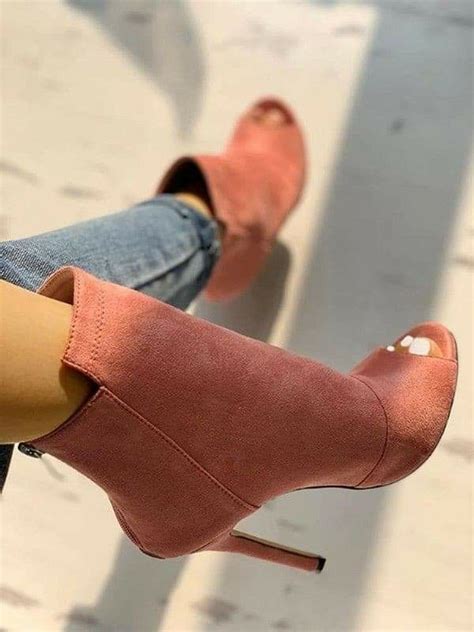 Womens Fashion Online Amazing Women Peep Toe Ankle Boot Booty