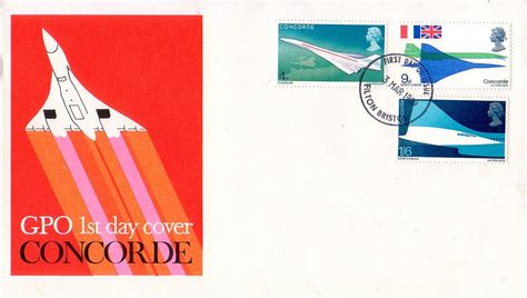 First Flight Of Concorde 1969 Collect GB Stamps