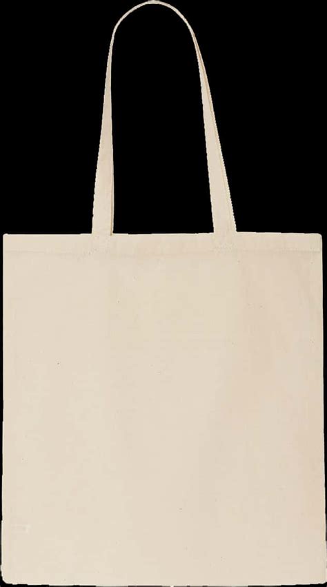 Download Plain White Tote Bag Black Background