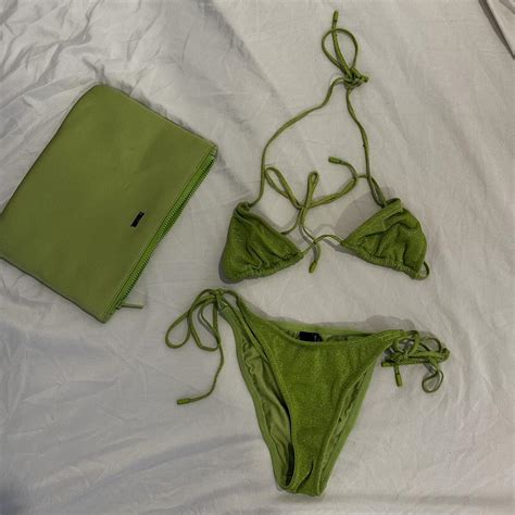 Triangl Vinca Palm Sparkle Bikini Has Only Been Depop