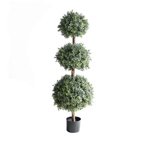 Buis 3 Boules Sur Tronc Plante Artificielle 150cm