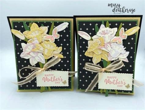 Stampin Up Daffodil Daydream Mothers Day Fun Fold With Video