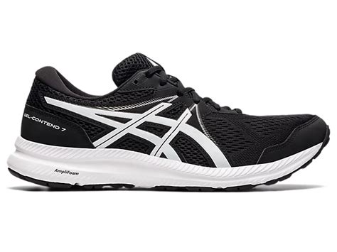 Gel Contend 7 4e Extra Wide Men Blackwhite Mens Running Shoes Asics Australia