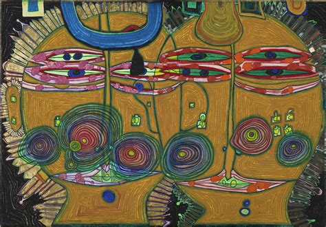 Sun And Moon The Aztecs Hundertwasser Friedensreich Museo Nacional