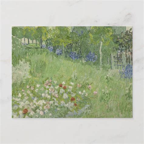 Vincent Van Gogh Daubigny S Garden Postcard Zazzle