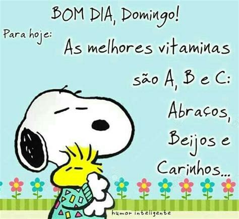 Pin De Auxiliadora Em Snoopy Bom Dia Domingo Snoopy Frases E