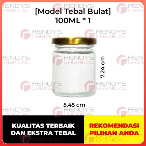 Jual Jar Kaca Bening Tutup Gold Jar Selai Tutup Gold Jar Kaca