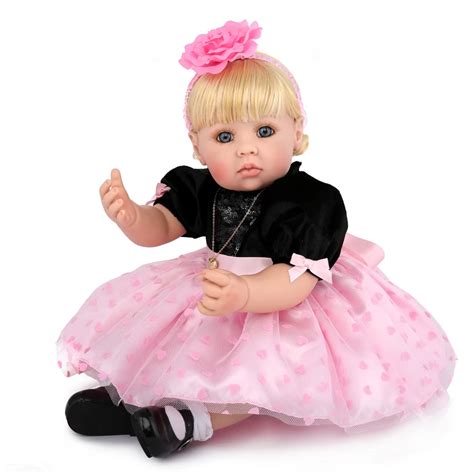 Npkdoll Adorable Princess Doll Cm Soft Silicone Reborn Baby Dolls