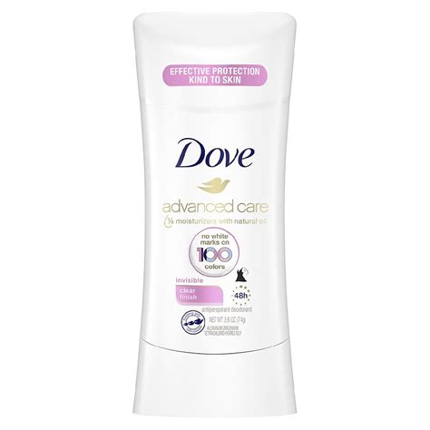 Dove Antiperspirant Deodorant Stick Invisible Clear Finish Walgreens