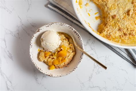 Peach Cobbler Recipe With Crumb Topping