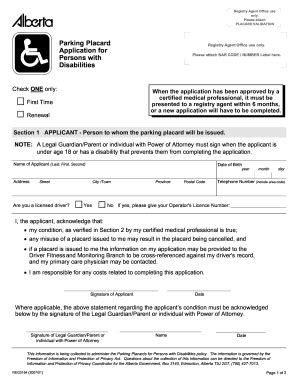 Handicap Application Form Fill Out And Sign Printable Pdf Template