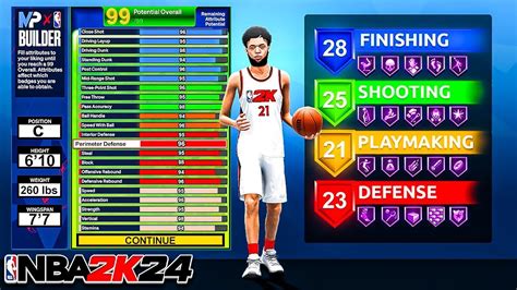 BEST CENTER BUILD IN NBA2K24 MOST UNSTOPPABLE BUILD IN NBA2K24 CURRENT