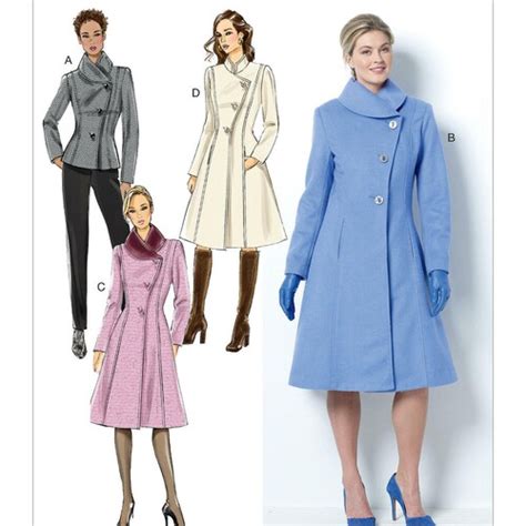 Butterick B6497 Jacket And Coat Sewing Pattern For Women Etsy