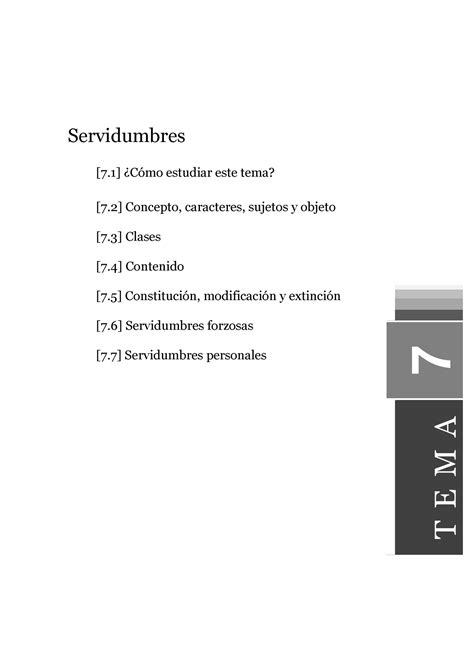 Tema7 Todos los temas de la asignatura Servidumbres 7 Cómo