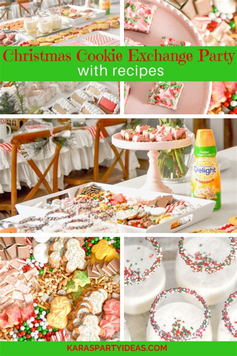 Karas Party Ideas Christmas Cookie Exchange Party With Recipes Kara