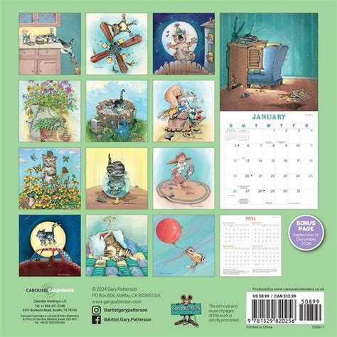 Gary Patterson S 2025 Magnetic Cats Calendar Gary Patterson Calendars