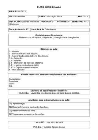 Plano De Ensino Bimestral Modelo Pdf