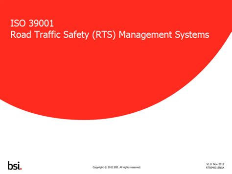 Iso 39001 Road Traffic Safety Management Systems Bsi 1 Pdf