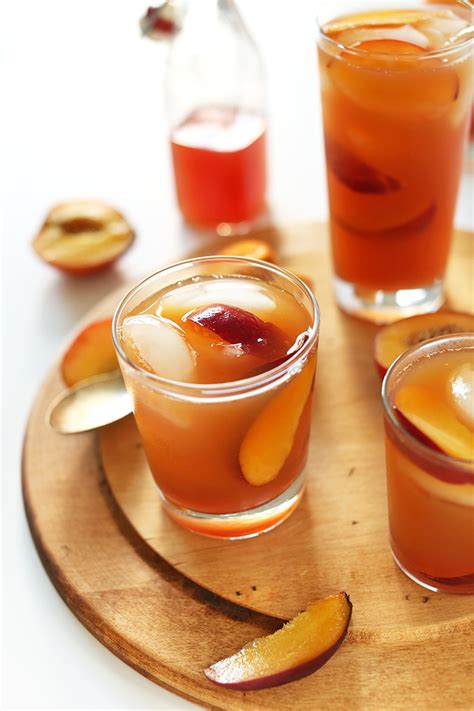 Simple Peach Iced Tea | Minimalist Baker Recipes